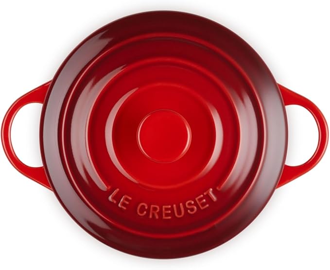 Le Creuset Stoneware Mini Round Cocotte, 24 oz., Cerise