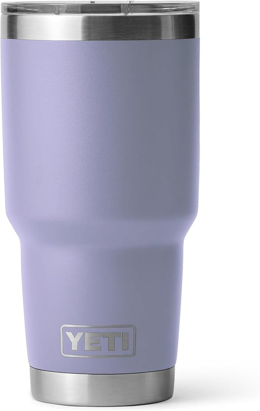 YETI Rambler 30 oz Tumbler, Stainless Steel, Vacuum Insulated with MagSlider Lid, Cosmic Lilac