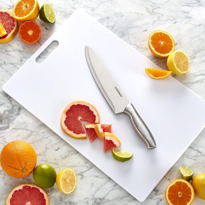 Farberware 12 x 18 Inch Reversible Plastic Cutting Board