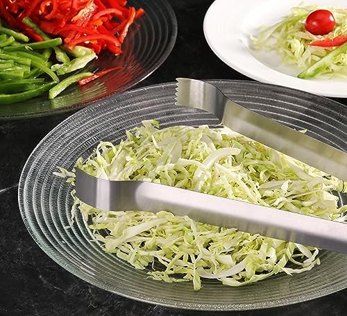 New Star Foodservice Commercial-Grade Pom Tongs (9-Inch - 6 Pack)