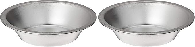 Fox Run Pie Pan, Tin-Plated Steel, 5-Inch (Pack of 2)