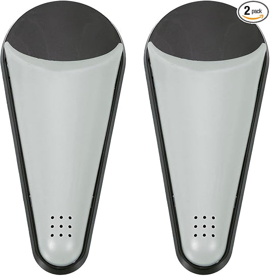 uxcell 2Pcs Magnetic Scissor Holder, Kitchen Scissors Holder with Magnetic Adsorption Drainage Holes Detachable Shears for Kitchen Refrigerator Organization, Gray