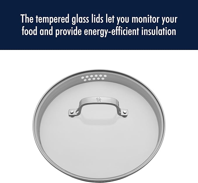 HENCKELS Clad H3 6-qt Dutch Oven, Induction Pot, Stainless Steel, Durable and Easy to clean