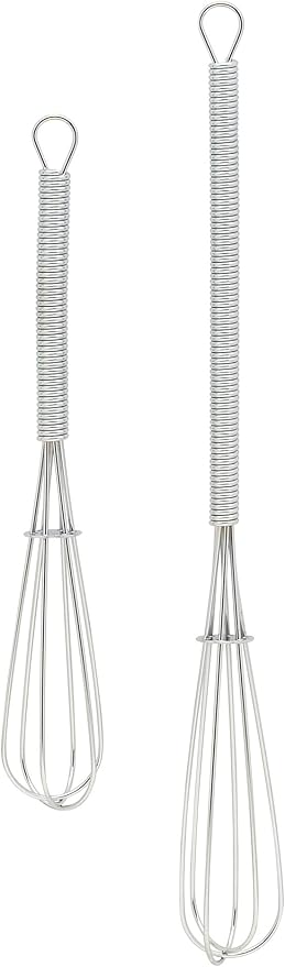 Mrs. Anderson’s Baking Mini Whisks, Includes 1 Each 5-Inch and 7-Inch Whisk