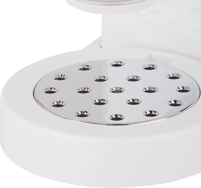 Zevro /GAT101C Indispensable Dry Food Dispenser, Single Control, White/Chrome (KCH-06118)