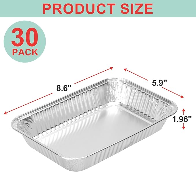 30-Packs Grill Grease Tray Liners for Ninja OG800/OG900 Series,Outdoor Smoker Drip Pan for Ninja OG850/OG951 Woodfire Outdoor Grill XL Pro Accessories
