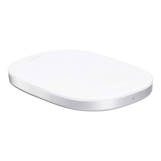 ZWILLING Enfinigy Digital Kitchen Food Scale, Max Weight 22lbs, Grams & Ounces, .1-gram Accuracy, White