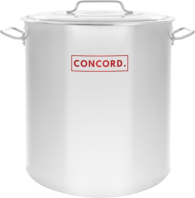 Concord 120 Quart Stainless Steel Stock Pot Cookware