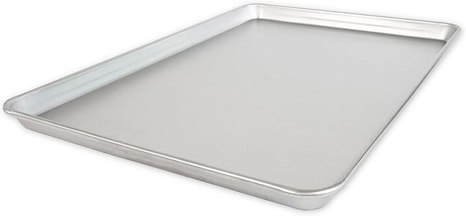 USA Pan Bakeware Traditional Aluminized Steel Uncoated Extra Large Baking Sheet Pan, Made without nonstick coating