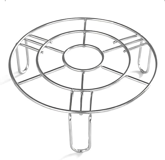 5.5 Inch Cooking Rack with 1.8" Height Legs Round Stainless Steel Baking and Cooling Steaming Rack Cookware Fit for Air Fryer Instant Pot Pressure Cooker Canning (Height 1.8",5.5"/14cm)