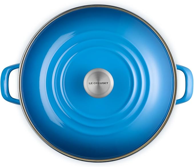 Le Creuset Enamel on Steel Traditional Stockpot, 16 qt., Marseille with Stainless Steel Knob