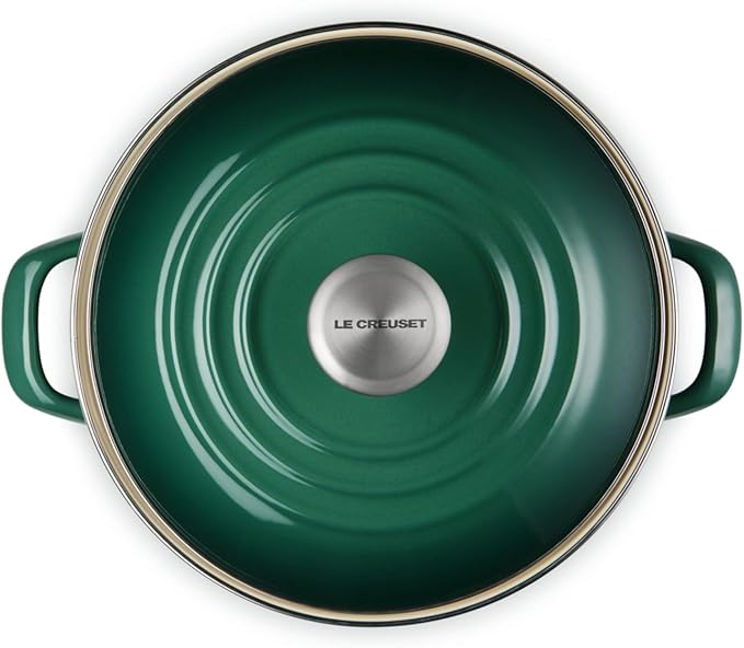 Le Creuset Enamel on Steel Traditional Stockpot, 8 qt.,Artichaut with Stainless Steel Knob