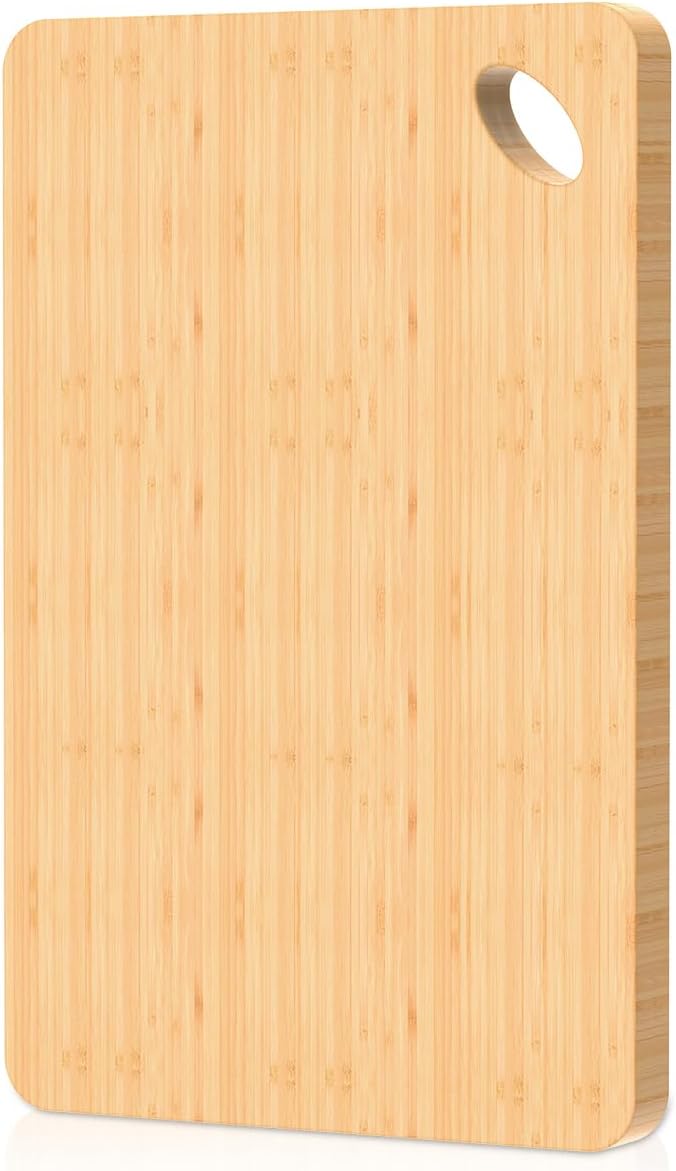 Chopping Board, 15.3 * 8.7'' Wood Cutting Boards for Kitchen for Chopping Meat Vegetables Fruits, Knife Friendly Small Wood Cutting Board