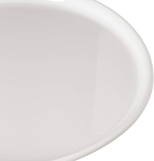Carlisle FoodService Products Stadia Reusable Plastic Plate Salad Plate for Home and Restaurant, Melamine, 9 Inches, Greige