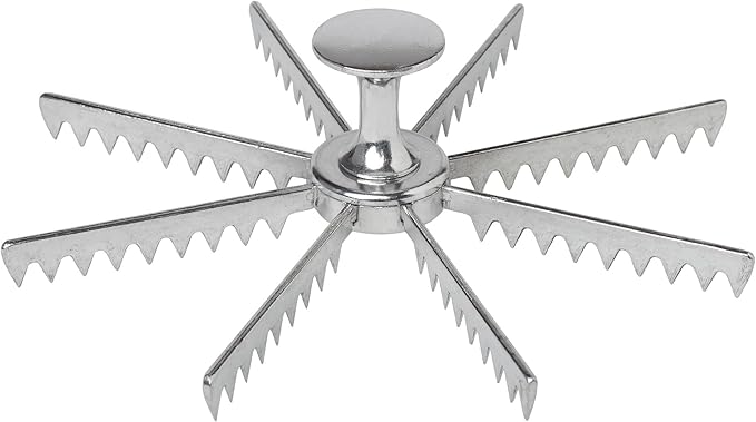 Mrs. Anderson’s Baking Pie Marker, Guideline, and Portion Divider, 8 Slice,Silver