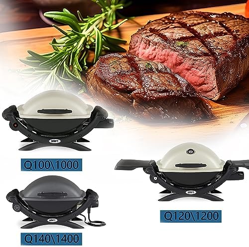 GARNETIN Grill Catch Pan & Drip Tray Set for Weber Q Series Grills