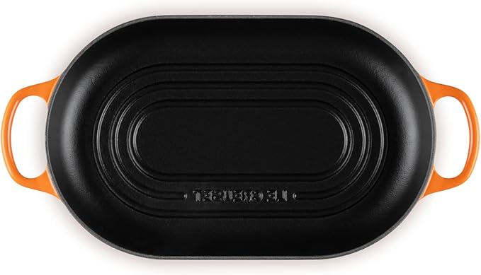 Le Creuset Enameled Cast Iron Signature Oval Bread Oven, 11.5 inch, Flame