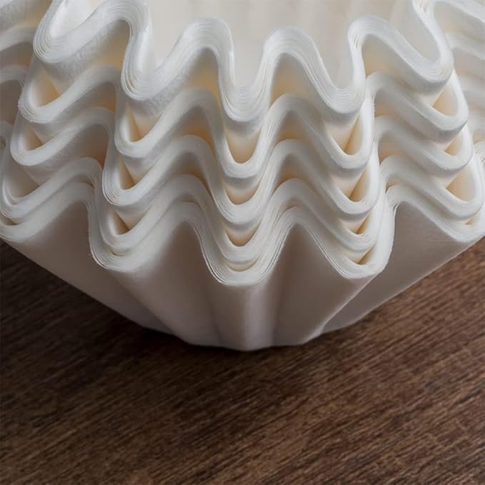 1-4 Cup Coffee Filters White Paper,Coffee Makers and Drip Coffee Pots Junior Basket Style, Chlorine Free Coffee Filter,50 Count