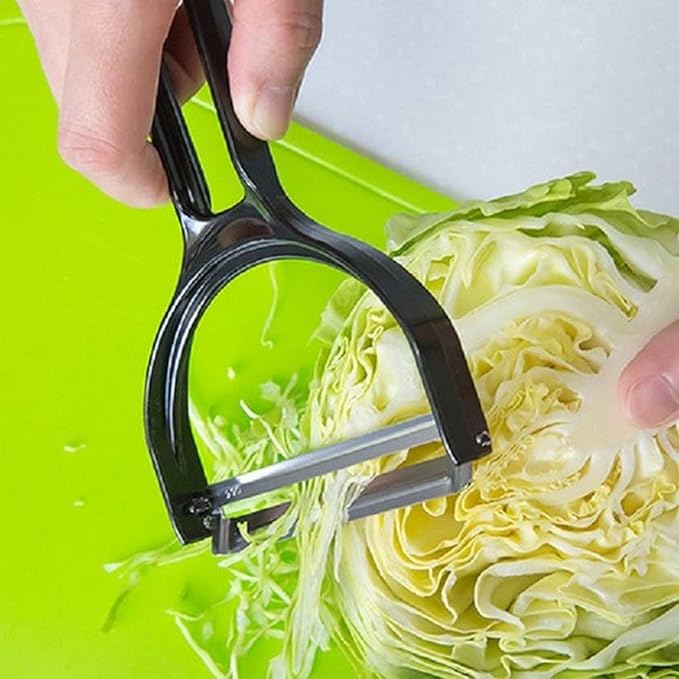 JapanBargain 3000, Japanese Peeler for Vegetable Fruit zucchini Potato, Wide Cabbage Peeler, Made in Japan, Assorted Color, 10-Pack