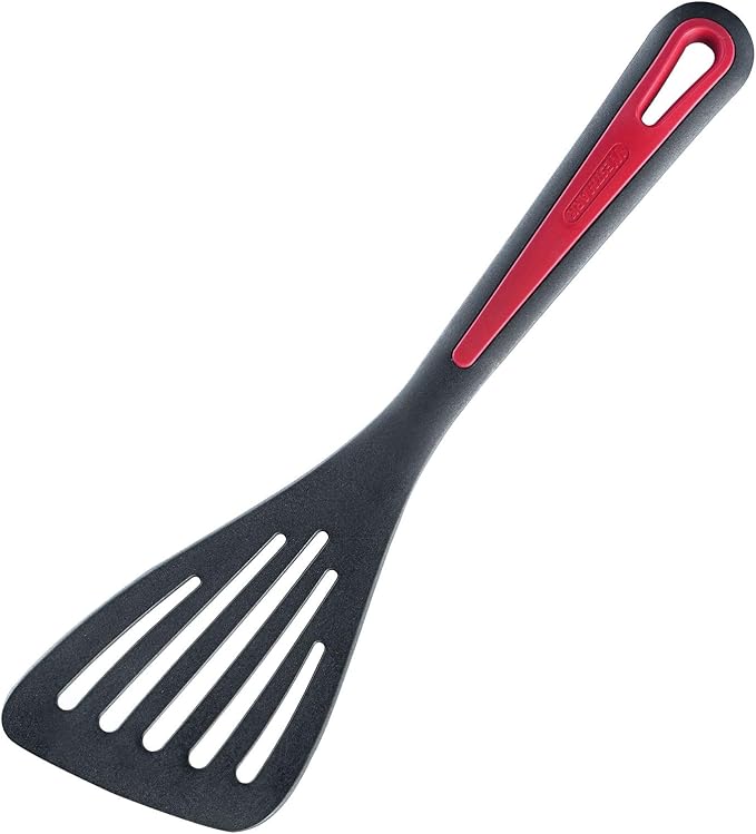 Westmark Thermoplastic Spatula – Heat Resistant Silicone 11.8-inch Spatula for Nonstick Cookware, German Food-Grade Silicone Utensil for Kitchen Use, BPA Free, 30 cm, Red/Black