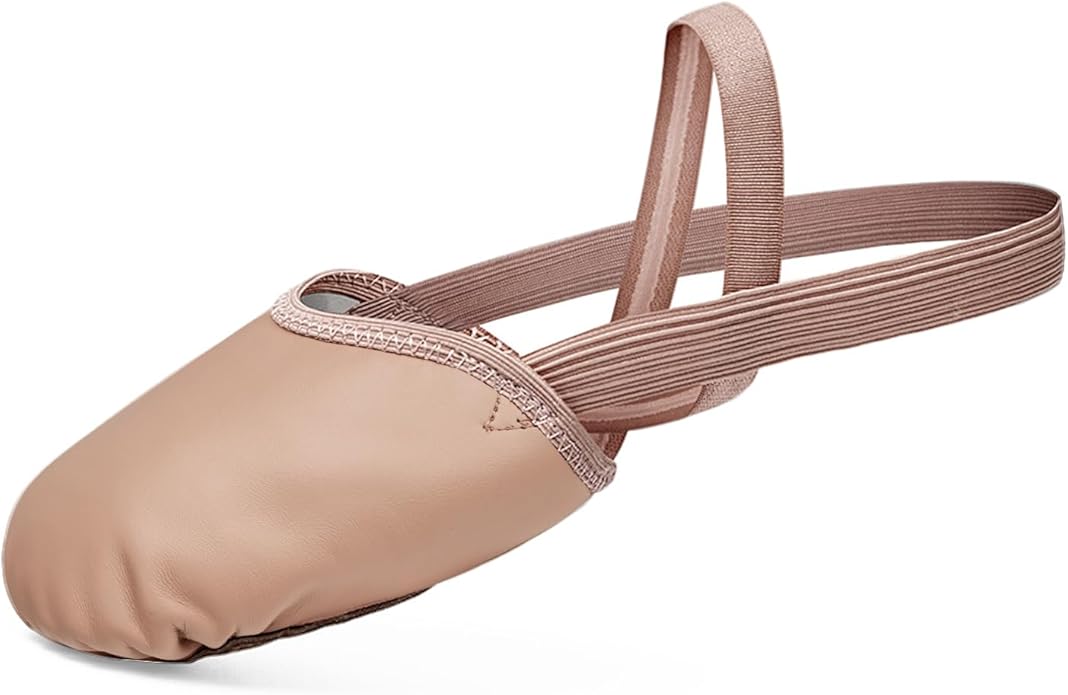 Stelle Leather Half Soles Dance Shoes Womens Lyrical Pirouette Turners Dance Shoes for Turning (Girls/Boys/Men/Adult)