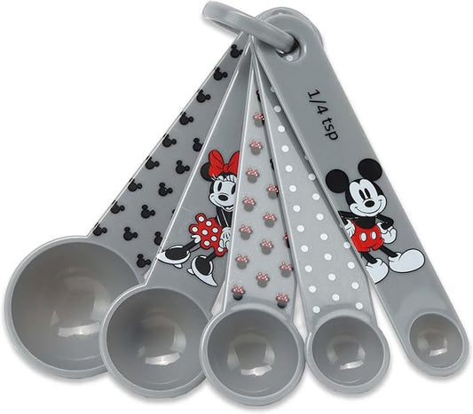 Disney Mickey and Minnie Mouse Measuring Spoons - Adorable Mickey Mouse Measuring Spoons for Kitchen
