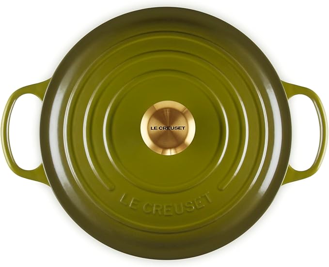 Le Creuset Enameled Cast Iron Signature Deep Round Oven, 6.5 qt., Olive