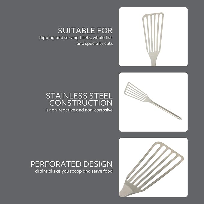 Sur La Table Kitchen Essential Steelhaus Stainless Steel Fish Turner