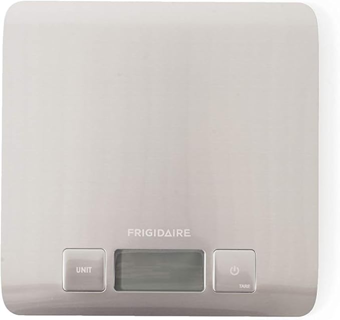 Frigidaire 11FFSCAL01 Ready Prep Stainless Kitchen Scale, One Size, Silver