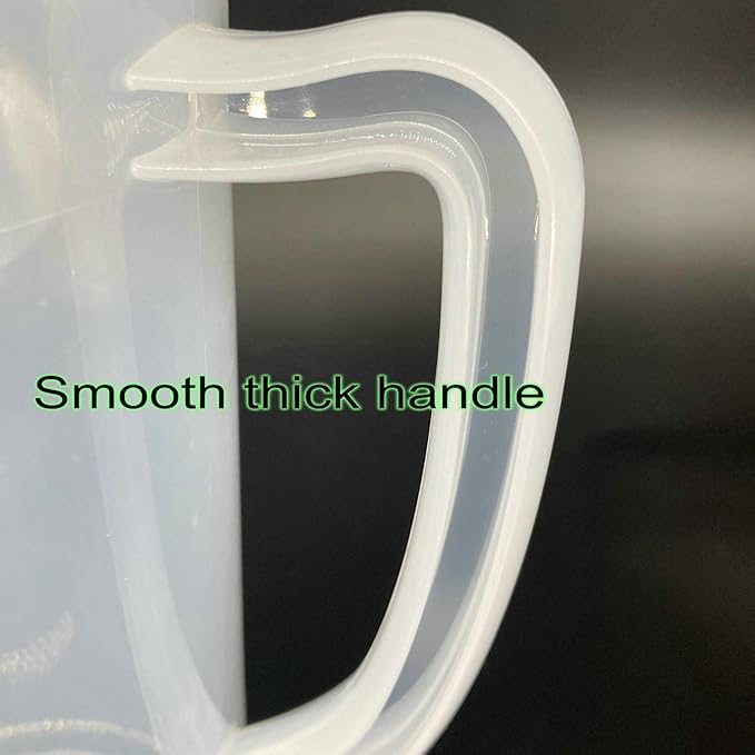 81oz/2.4Litre/0.63 Gallon Plastic Water Pitcher with Lid BPA-FREE Carafes Mix Drinks Water Jug for Hot/Cold Juice Beverage Ice Tea (Green, 81oz)