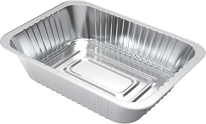 20 Pack Drip Pan Liners for Ninja OG850/OG951 Woodfire Outdoor Grill & Smoker - Compatible with OG800 and OG900 Series - Disposable Aluminum Foil Grease Tray,Silver