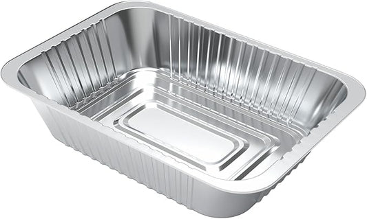 20 Pack Drip Pan Liners for Ninja OG850/OG951 Woodfire Outdoor Grill & Smoker - Compatible with OG800 and OG900 Series - Disposable Aluminum Foil Grease Tray,Silver