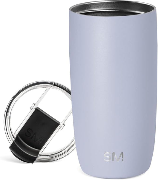 Simple Modern Voyager Tumbler with Flip Lid | Travel Coffee Mug | Insulated Stainless Steel Cold Brew Iced or Hot Coffee Cup | Gifts for Women Men Her Him | 16oz, Dreamscape