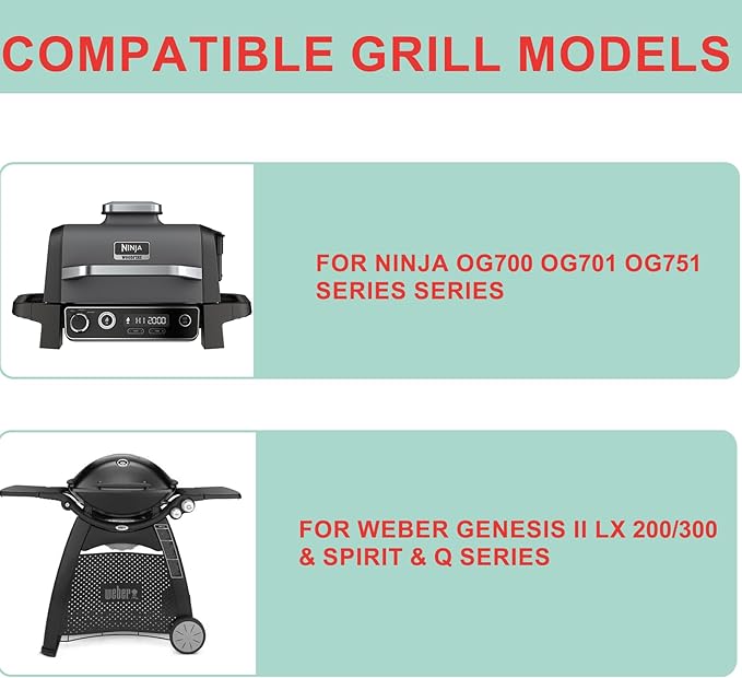Grill Drip Pan Liner for Ninja OG700 OG701 OG751 Series Woodfire Smoker Accessories,Aluminum Disposable Foil Grease Liners Compatible with Weber Q/Spirit/Genesis Gas Grill,30 Packs