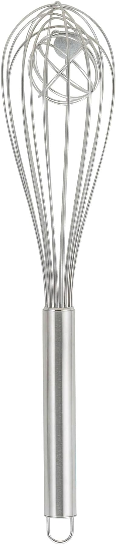 Mrs. Anderson’s Baking Double Balloon with Aerator Ball Wire Whisk, Stainless Steel, 12-Inch