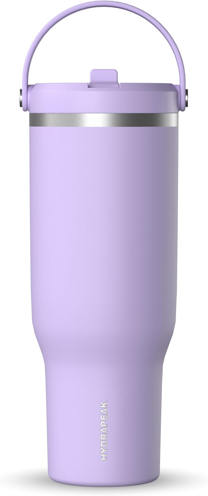 Hydrapeak Nomad 40 oz Tumbler with Handle and Straw Lid, Leakproof, Double Insulated, 40oz Cup Stainless Steel (Lavender)