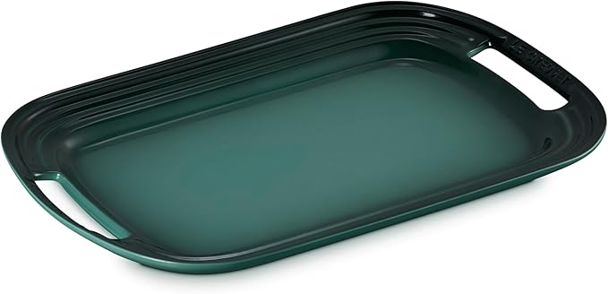 Le Creuset Stoneware Serving Platter, 16.25", Artichaut