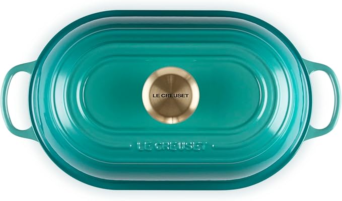 Le Creuset Enameled Cast Iron Signature Oval Bread Oven, 11.5 inch, Riviera