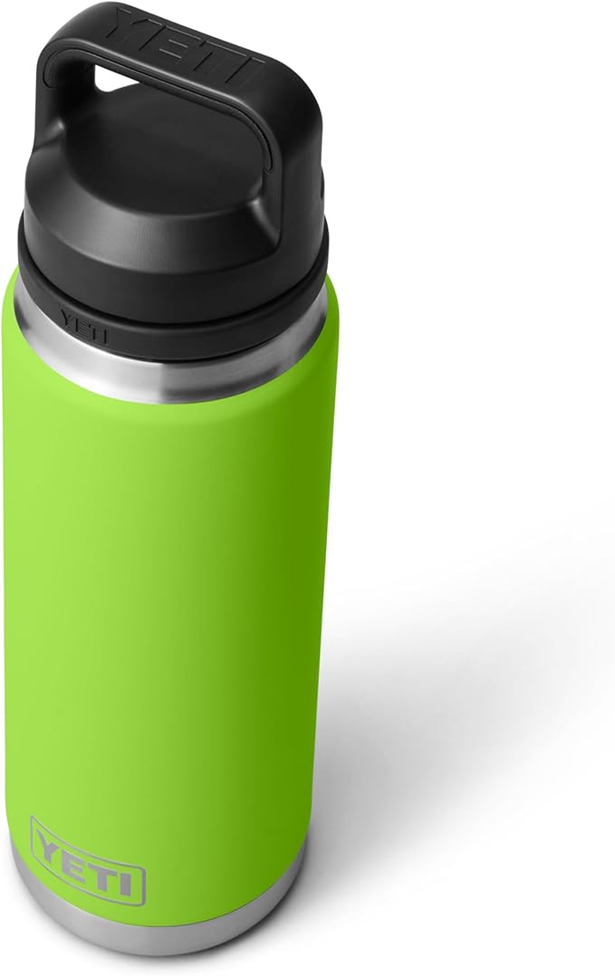 YETI Rambler 26 oz Bottle, Leakproof, Vacuum Insulated, Stainless Steel with Chug Cap, Venom