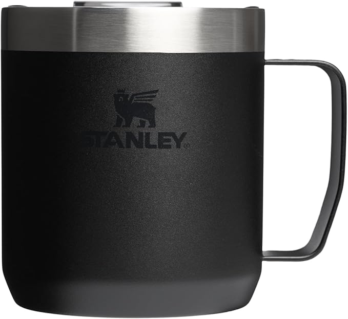 STANLEY Everyday Camp Mug | Drink Through Lid | Cup for Coffee, Tea and Drinks | Insulated Stainless Steel Coffee Mug | BPA-Free