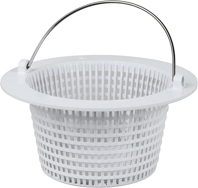 HNF SPX1091C Above Ground Skimmer Basket for SP1091C1 SP1091C2 SPX1091C1 51-150-1084 513330 Compatible with Hayward Automatic Skimmer SP1091LX SP1091WM Ground Pool Skimmer Basket with Handle 2 Pack