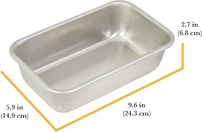 Chigcago Metallic Recyled Aluminum 9x5 Loaf Pan, Made With Reycled Aluminum, Perfect For Everyday And Small Batch Baking