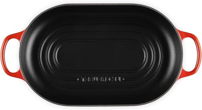 Le Creuset Enameled Cast Iron Signature Oval Bread Oven, 11.5 inch, Cerise