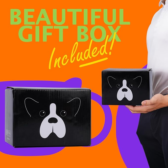 Dog Mug 14 oz Cute Ceramic Coffee Mug 3D Porcelain Tea Cup for Women Men Kids - Kawaii Dog Lover Gift for Christmas Housewarming Holiday Birthday