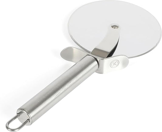Martha Stewart Richburn 4-Inch Professional Stainless Steel Pizza Cutter – Sharp and Durable Kitchen Tool for Easy Slicing