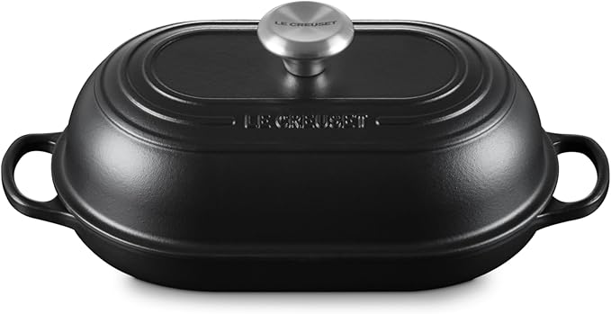 Le Creuset Enameled Cast Iron Signature Oval Bread Oven, 11.5 inch, Licorice