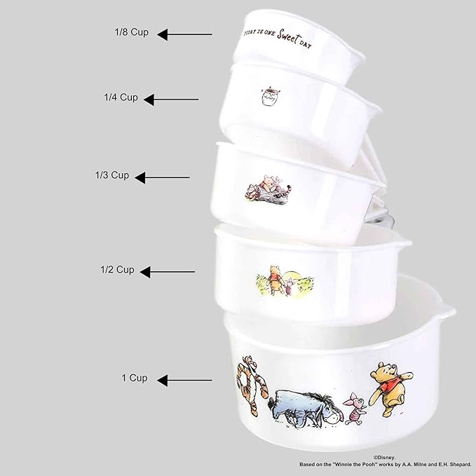 Disney Winnie the Pooh Measuring Cups - Adorable Winnie the Pooh Measuring Cups for Kitchen