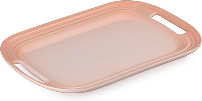 Le Creuset Stoneware Serving Platter, 16.25", Peche