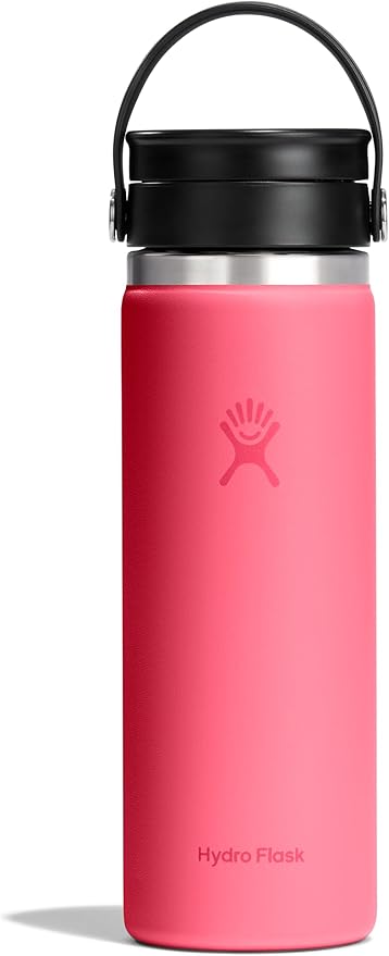 Hydro Flask Flex Sip Coffee Tumbler – Insulated Stainless Steel, Non Spill, Leak Proof Travel Cup 20 Oz Popstar Pink