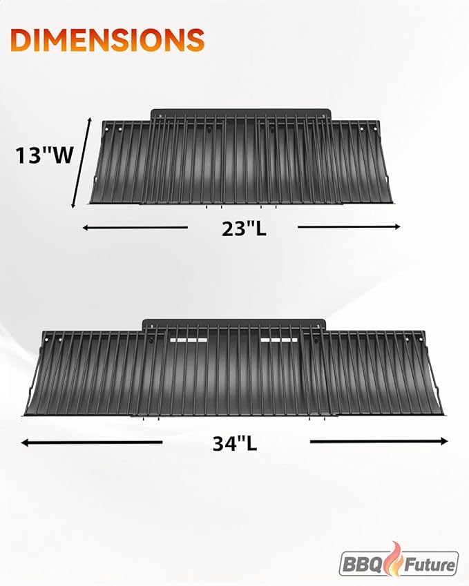 23" to 34" Adjustable Ash pan with 2 Fire Hanger for Chargriller 1224, 1324, 2121, 2222, 2727 2828 2929 Charcoal Grill, Charbroil 17302056, 19302056, for Oklahoma Joe, Royal Gourmet Charcoal Grills